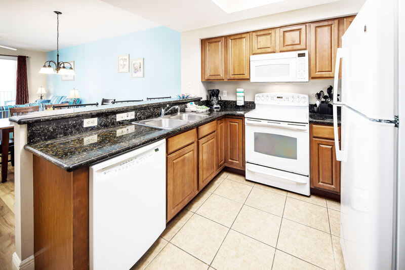 Kitchen, Ariel Dunes II 1507, Destin Vacation Rentals Scenic Gulf Drive