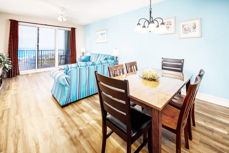 Dining Area, Ariel Dunes II 1507, Destin Vacation Rentals Scenic Gulf Drive