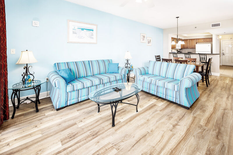 Living Room, Ariel Dunes II 1507, Destin Vacation Rentals Scenic Gulf Drive