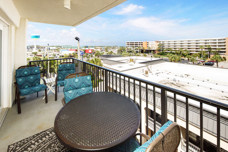 Balcony View, Sea Oats Resort Okaloosa Island Fort Walton Beach Destin Vacation Rentals