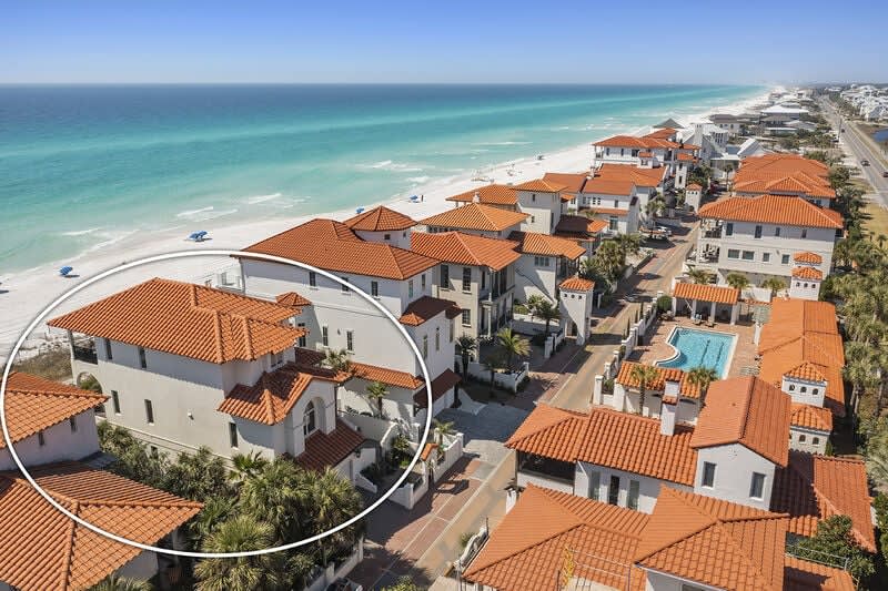 Le Bon Vivant - Beachfront 30A Vacation Rental House with Elevator and Community Pool in Vizcaya - Five Star Properties Destin/30A