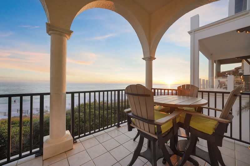 Le Bon Vivant - Beachfront 30A Vacation Rental House with Elevator and Community Pool in Vizcaya - Five Star Properties Destin/30A
