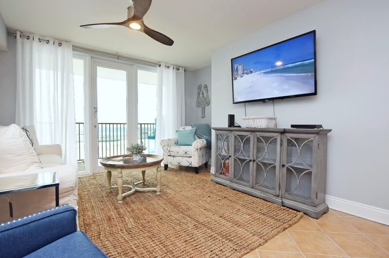 Living Room - 
Sea Dunes Resort Unit 202 Fort Walton Beach Okaloosa Island Vacation Rentals