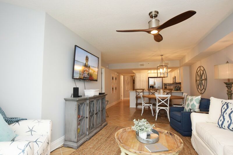 Living Room - 
Sea Dunes Resort Unit 202 Fort Walton Beach Okaloosa Island Vacation Rentals