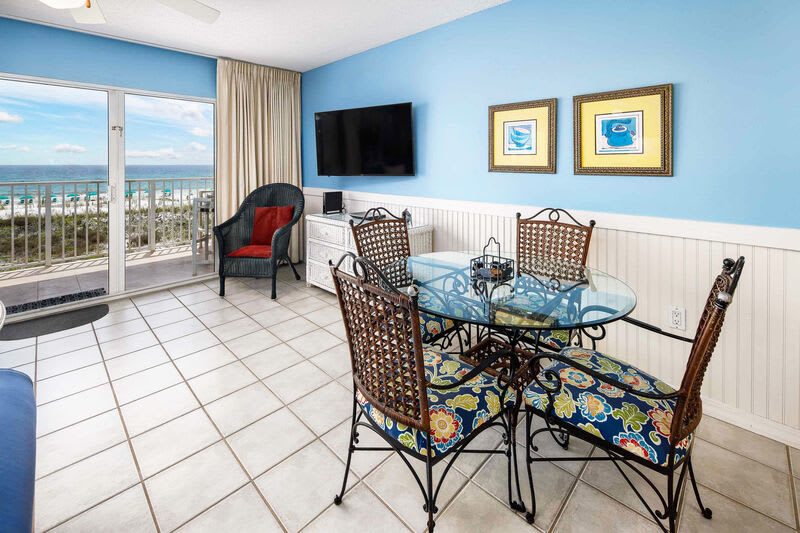 Dining Area - Gulf Dunes 206 Fort Walton Beach Florida Okaloosa Island Destin
