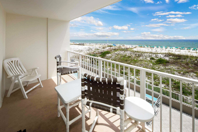 Balcony View - 
Gulf Dunes 206 Fort Walton Beach Florida Okaloosa Island Destin