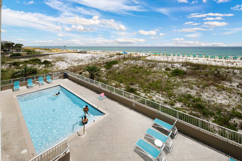 Balcony View - 
Gulf Dunes 206 Fort Walton Beach Florida Okaloosa Island Destin