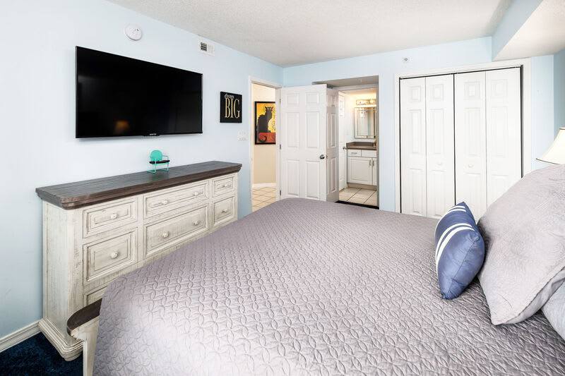 2nd Bedroom - Queen - 
Gulf Dunes 309 Fort Walton Beach Okaloosa Island Vacation Rentals