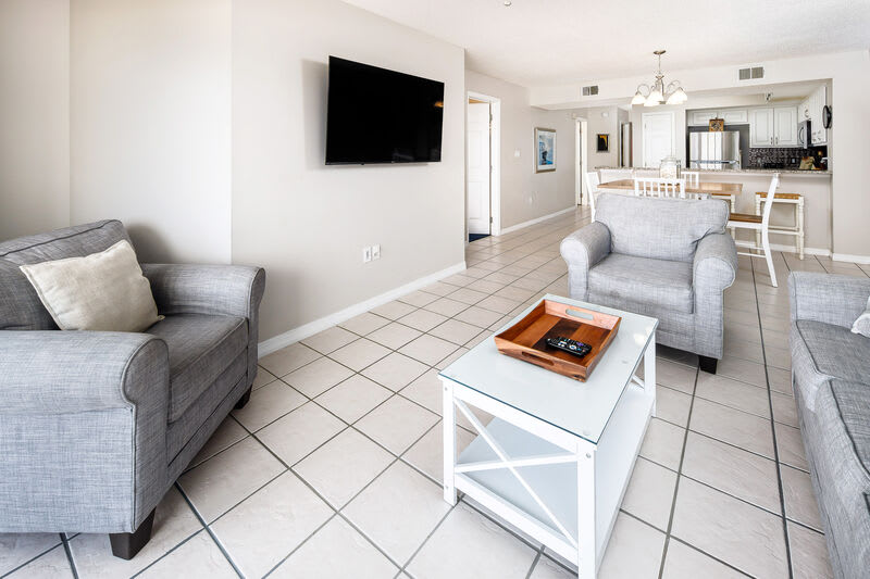 Living Room - 
Gulf Dunes 309 Fort Walton Beach Okaloosa Island Vacation Rentals