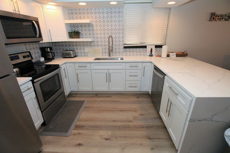 Newly remodeled kitchen