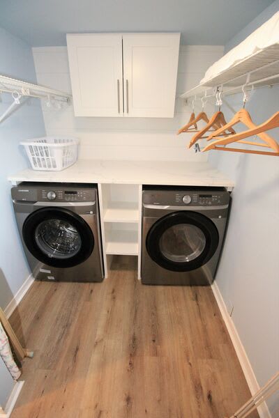 New full sized washer and dryer