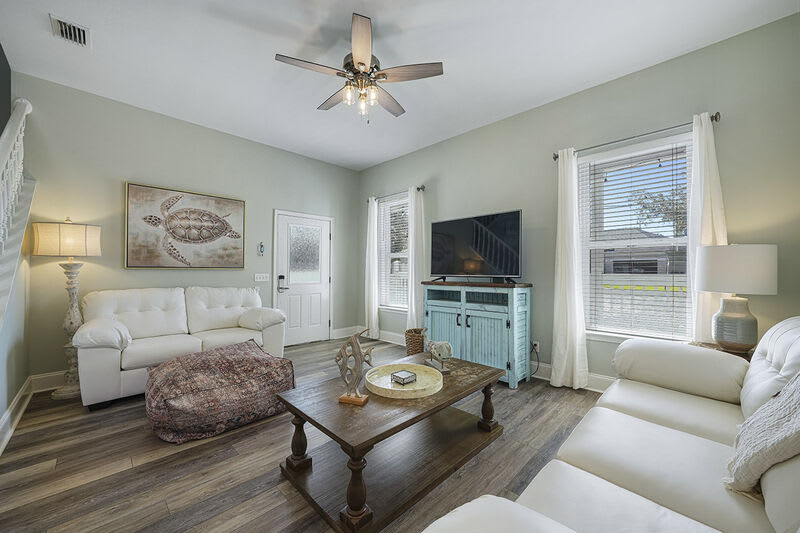 Sea Biscuit - Adorable Gulf Pines Vacation Rental House Near Beach with Private Pool and Golf Cart in Miramar Beach, Florida - Five Star Properties Destin/30A