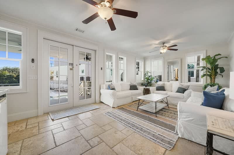 Hermosa Manor - Luxury Vacation Rental Beach House with Private Pool, Game Room, and Ocean Views from Balcony in Seagrove Beach, Florida - Five Star Properties Destin/30A