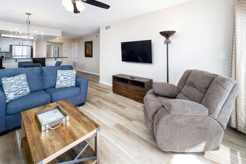 Living Room - 
Islander Beach 2012 Fort Walton Beach Okaloosa Island Vacation Rentals