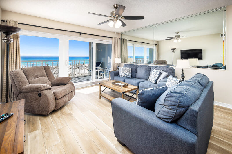 Living Room - 
Islander Beach 2012 Fort Walton Beach Okaloosa Island Vacation Rentals