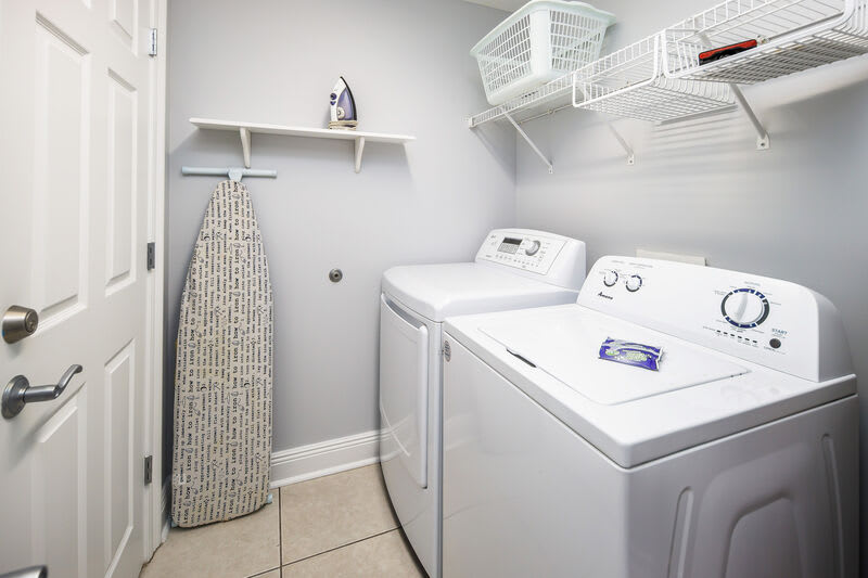 Laundry Room - 
Summer Place Resort, Unit 305 Okaloosa Island Fort Walton Beach Vacation Rentals