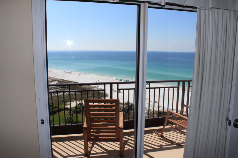 Gulf view from balcony. Gulf view from balcony.