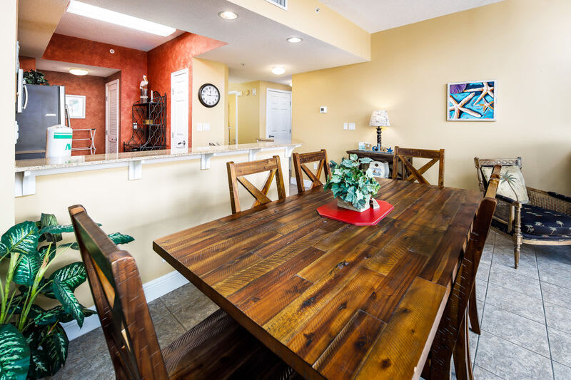 Dining Area - Waters Edge Resort Unit 212 Fort Walton Beach Okaloosa Island Vacation Rentals