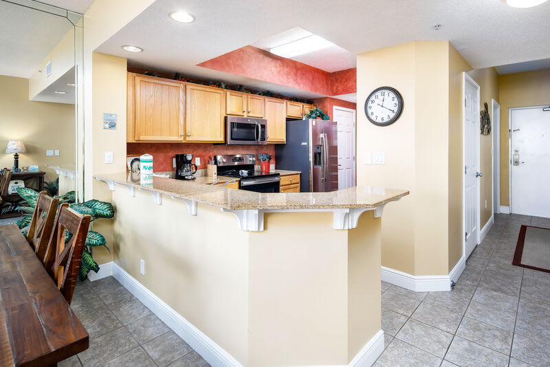 Kitchen - Waters Edge Resort Unit 212 Fort Walton Beach Okaloosa Island Vacation Rentals