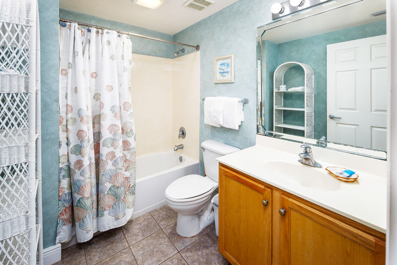 Guest Bathroom - Waters Edge Resort Unit 212 Fort Walton Beach Okaloosa Island Vacation Rentals
