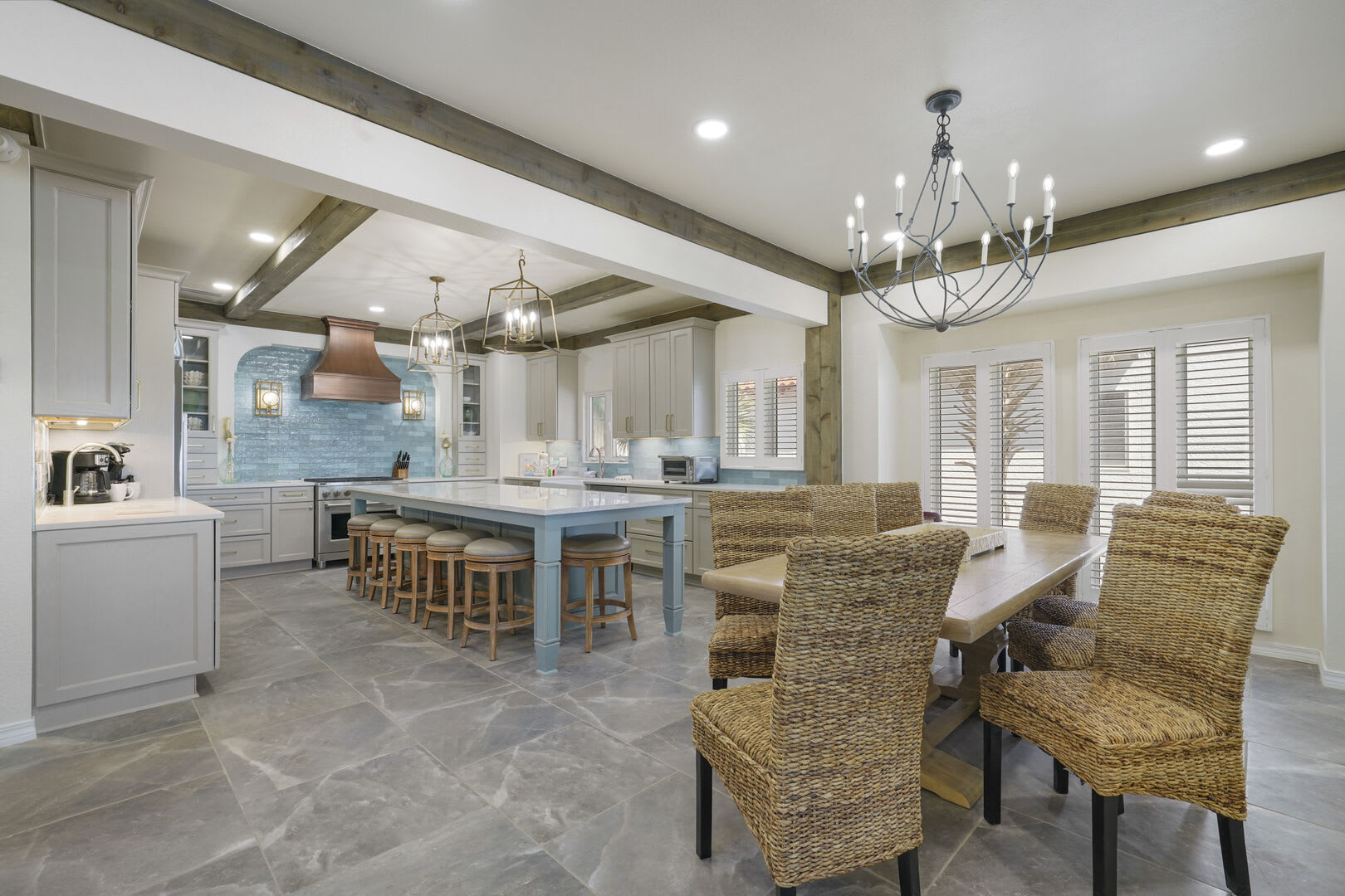 This beautiful and brand new, state of the art kitchen