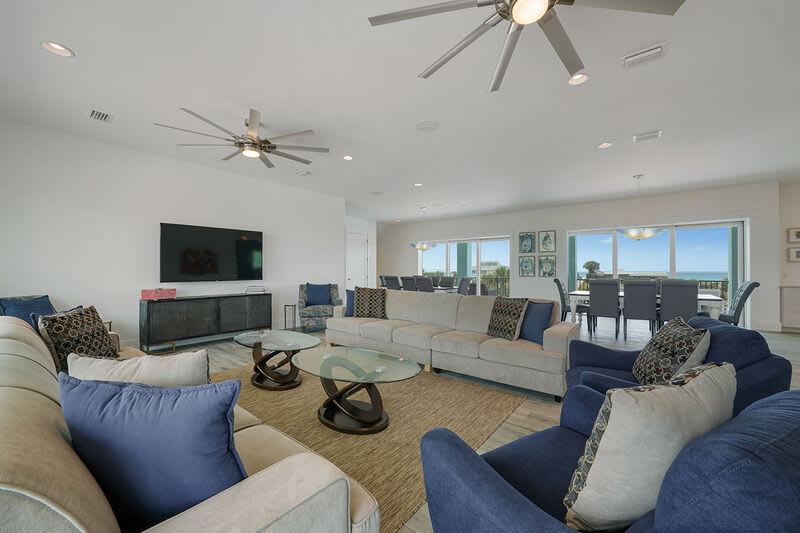 Dune It Up - Pet-Friendly Vacation Rental House with Game Room, Elevator, Golf Cart, Private Pool & Hot Tub and Beach Views from Balcony in Dune Allen Beach, Florida - Five Star Properties Destin/30A