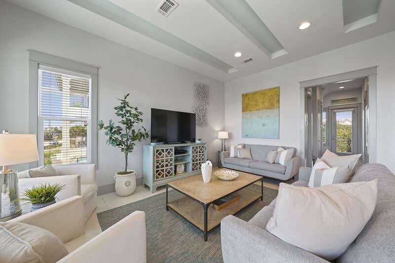 Beachfront Babes - Luxury Pet-Friendly Vacation Rental House with Golf Cart, Private Hot Tub, Pool, and Elevator in Dune Allen Beach, Florida - Five Star Properties Destin/30A