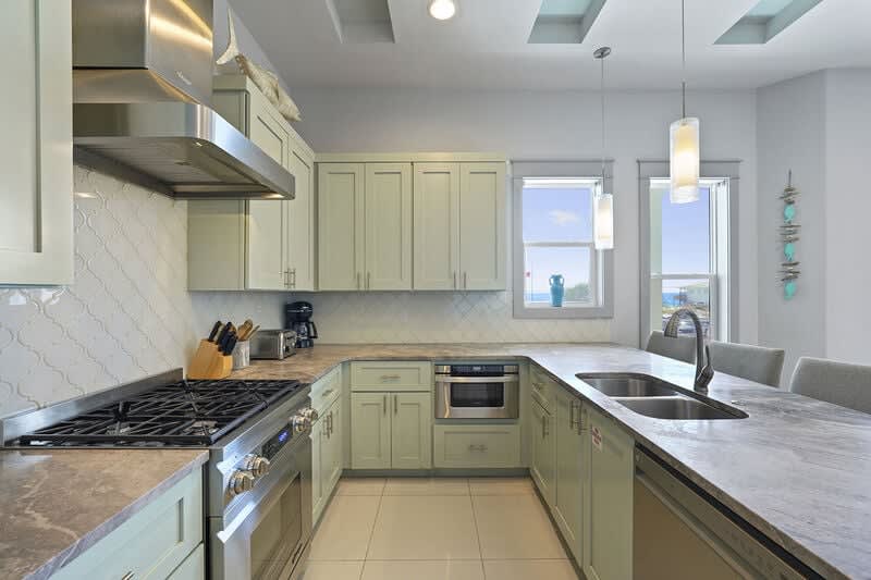 Beachfront Babes - Luxury Pet-Friendly Vacation Rental House with Golf Cart, Private Hot Tub, Pool, and Elevator in Dune Allen Beach, Florida - Five Star Properties Destin/30A