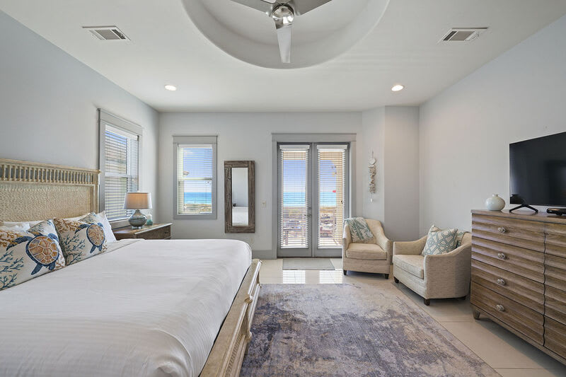 Beachfront Babes - Luxury Pet-Friendly Vacation Rental House with Golf Cart, Private Hot Tub, Pool, and Elevator in Dune Allen Beach, Florida - Five Star Properties Destin/30A