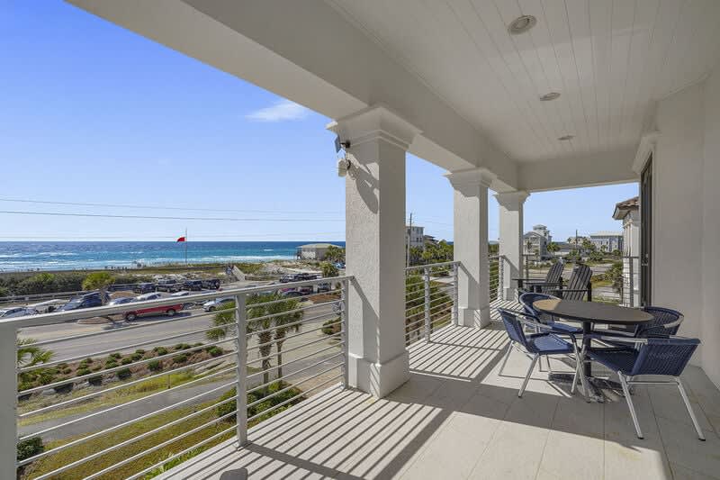 Beachfront Babes - Luxury Pet-Friendly Vacation Rental House with Golf Cart, Private Hot Tub, Pool, and Elevator in Dune Allen Beach, Florida - Five Star Properties Destin/30A