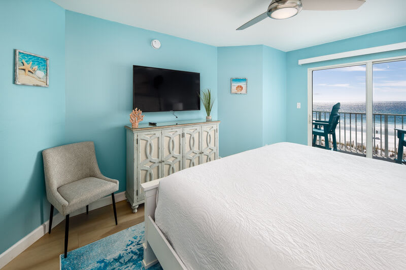 Master Bedroom - 
Gulf Dunes 408 Fort Walton Beach Okaloosa Island Vacation Rentals