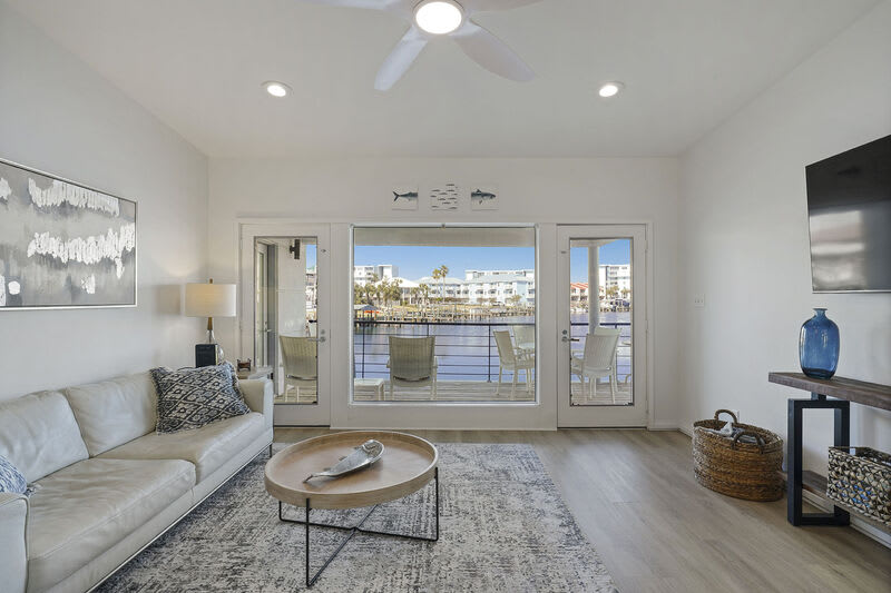 The Boat House - Beautiful Waterfront Vacation Rental with Boat Dock and Amazing Views from the Balcony on Holiday Isle in Destin, Florida - Five Star Properties Destin/30A