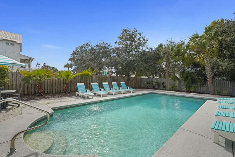 Beaches and Dreams - Adorable Destin Vacation Beach Rental House with Golf Cart and Private Pool in Crystal Beach, Florida - Five Star Properties Destin/30A