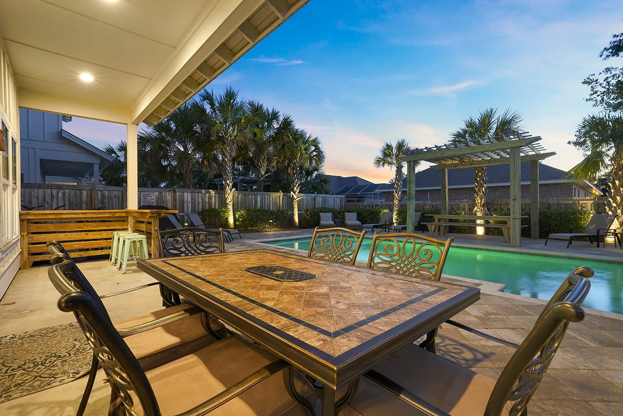 Casa Blanca - Pet-Friendly Vacation Rental House with Golf Cart and Private Pool Near Beach in Miramar Beach, Florida - Five Star Properties Destin/30A