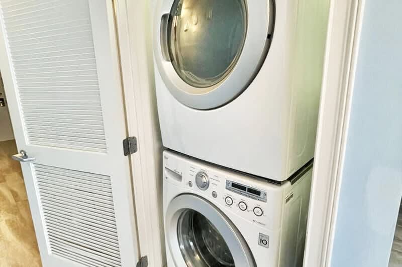Private Washer Dryer - Waters Edge Resort unit 514 Okaloosa Island Fort Walton Beach Vacation Rentals by Sunset Resort Rentals