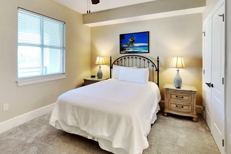 Guest Bedroom 2- Bella Riva Resort Unit 205, Okaloosa Island Fort Walton Beach Florida Vacation Condo Rentals by Sunset Resort Rentals