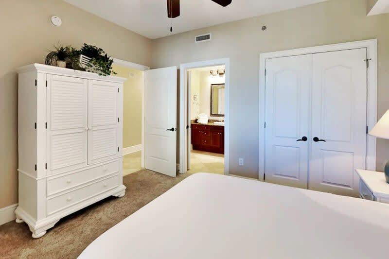 Guest Bedroom 3- Bella Riva Resort Unit 205, Okaloosa Island Fort Walton Beach Florida Vacation Condo Rentals by Sunset Resort Rentals