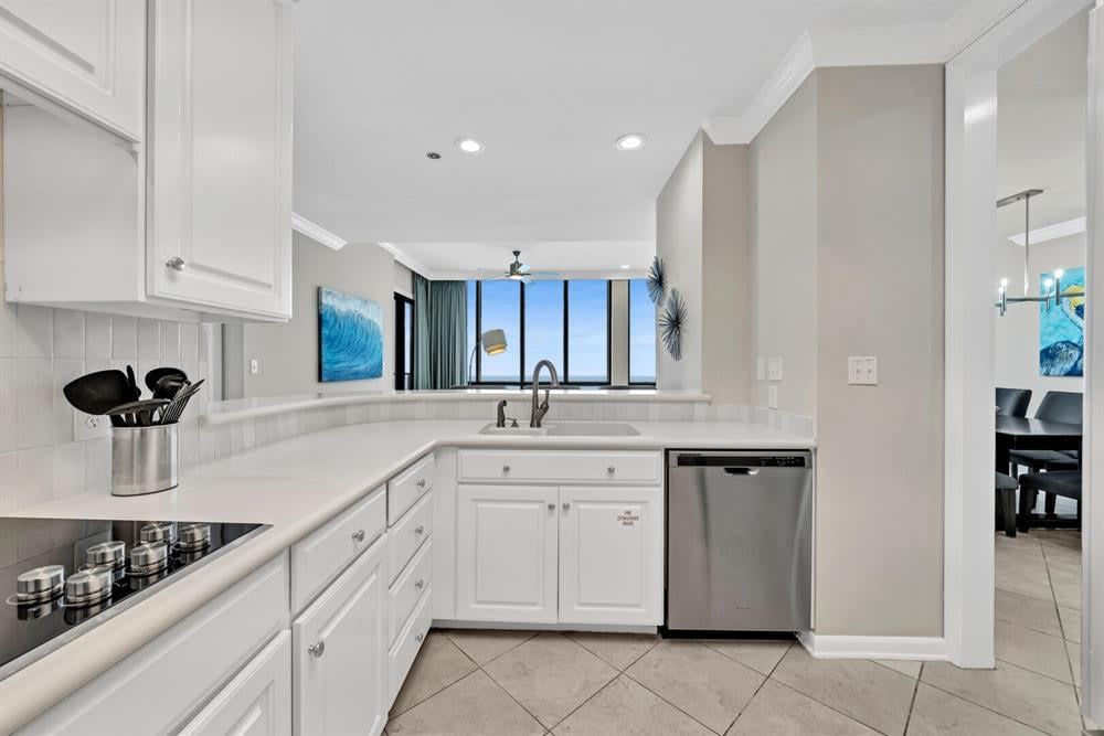 You can also enjoy the view from the kitchen!