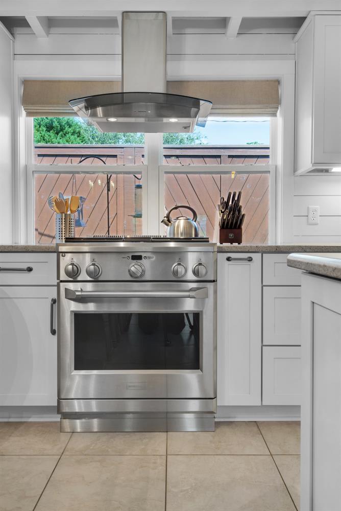 The remodeled kitchen is bright, beautiful and functional.