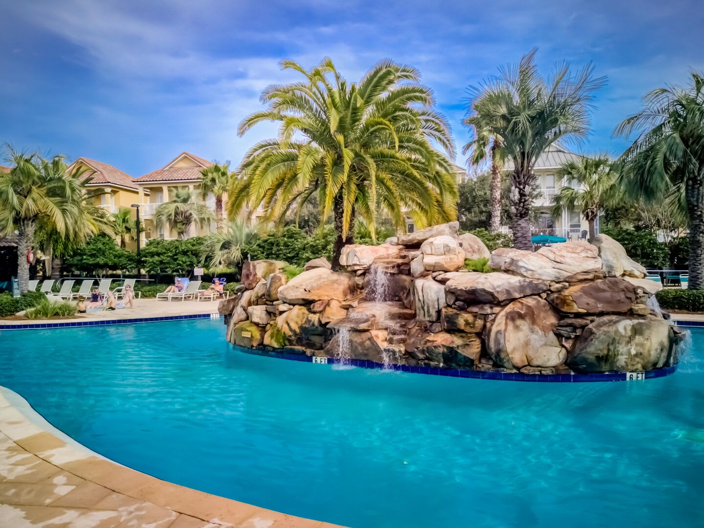 Your group will love this huge lagoon pool - it's just around the corner from this home.