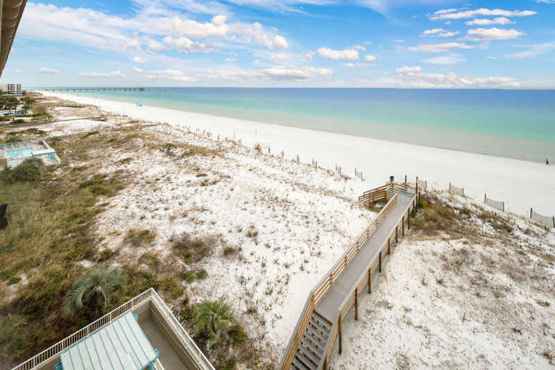 Balcony  View - Gulf Dunes Resort Unit 616 / Okaloosa Island / Fort Walton Beach Vacation Rentals