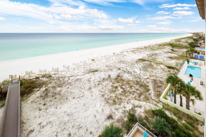Balcony View - Gulf Dunes Resort Unit 616 / Okaloosa Island / Fort Walton Beach Vacation Rentals
