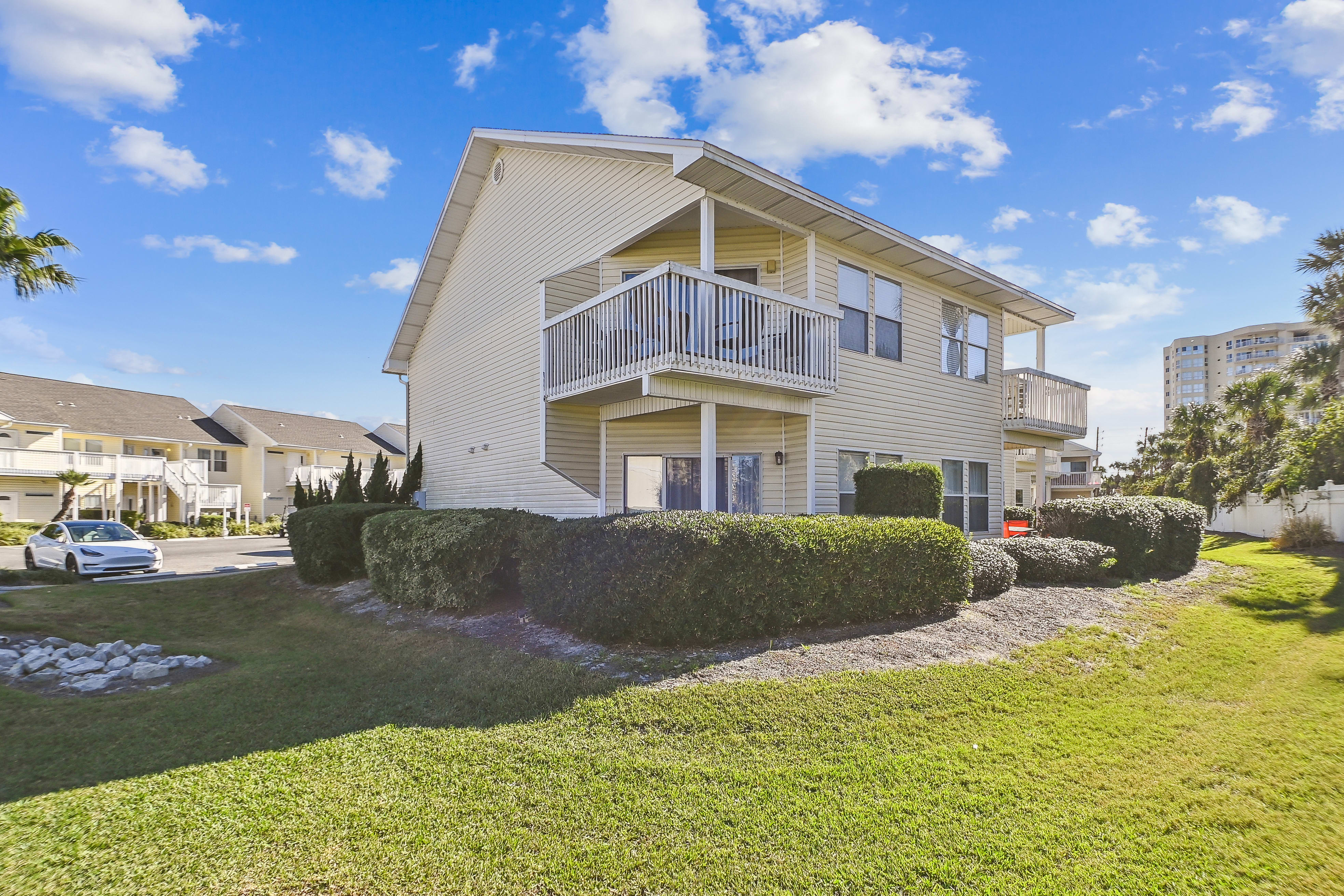 Back of Condo. Downstairs unit