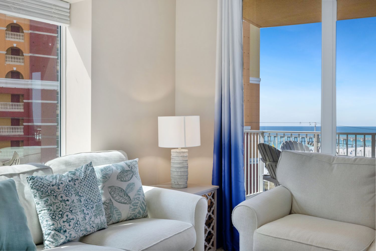 Living room with views