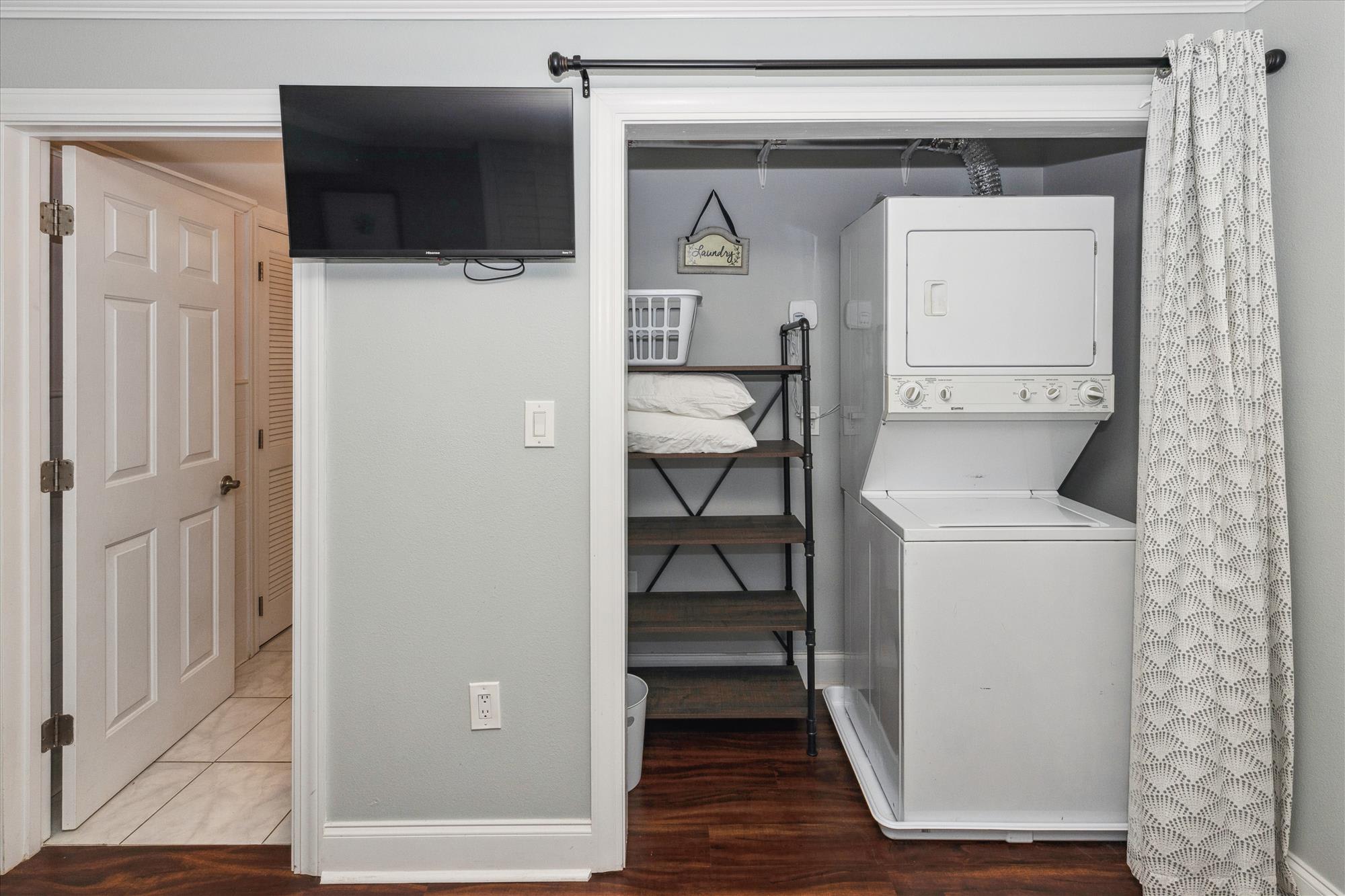 Guest Bedroom and Washer & Dryer