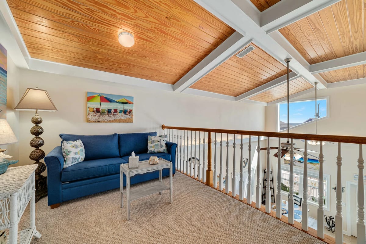 Enjoy a little quiet time while you relax in the peacefulness of the upstairs loft.