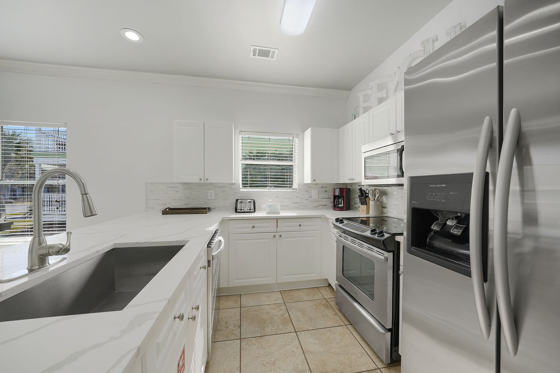 Kitchen at Destined to Be - Vacation Rental House with Private Pool and Carriage Near Beach in Destin, Florida - Five Star Properties Destin/30A