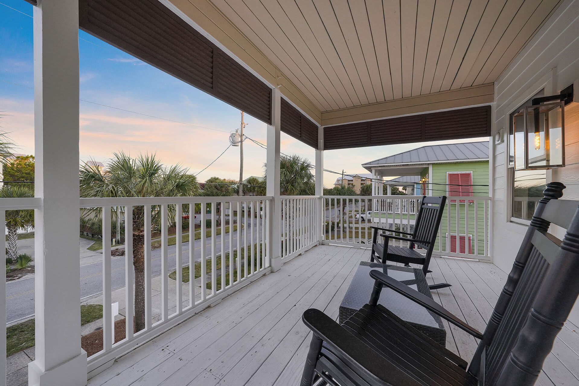 Front Balcony of Destined to Be - Vacation Rental House with Private Pool and Carriage Near Beach in Destin, Florida - Five Star Properties Destin/30A