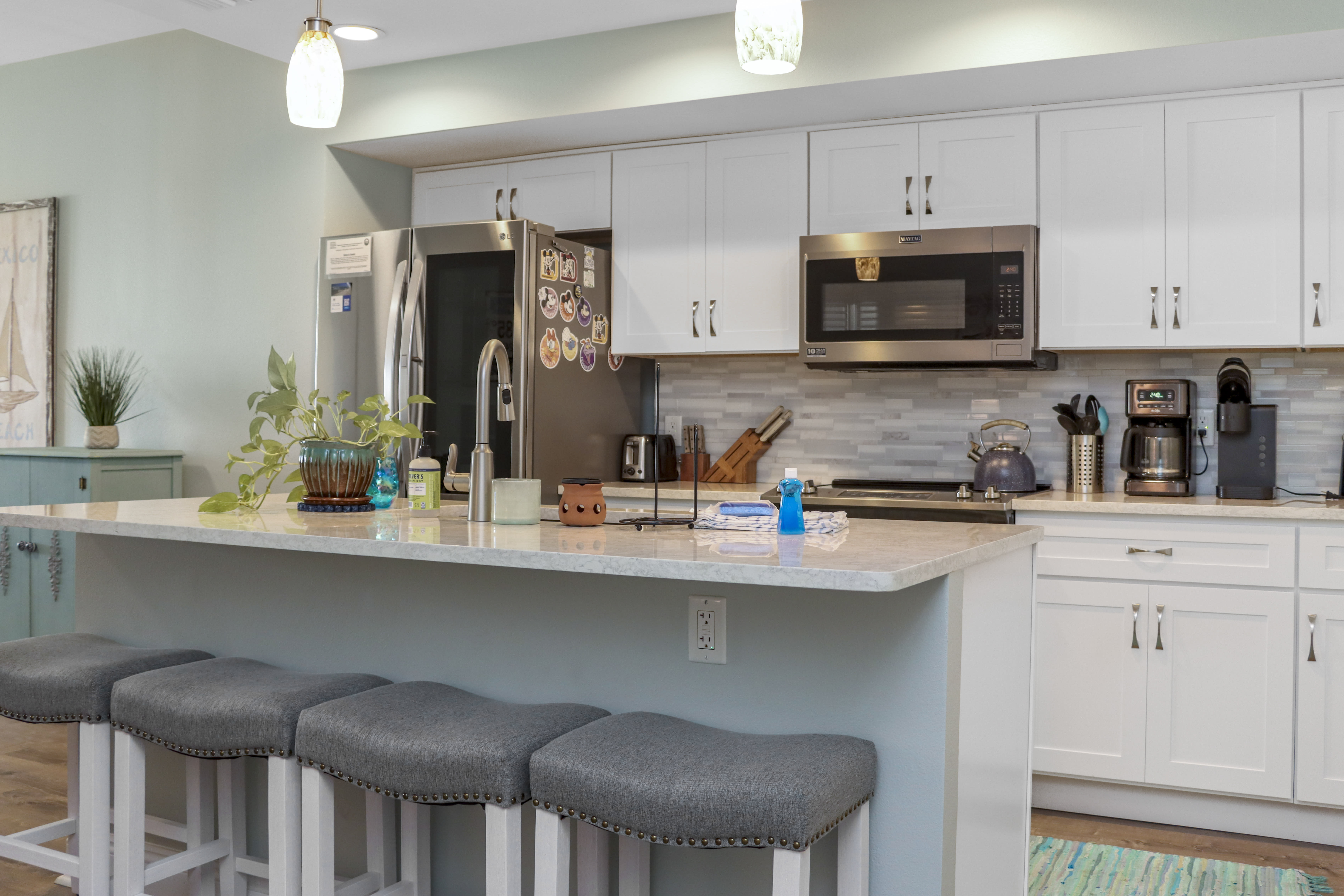 Kitchen with Bar Seating