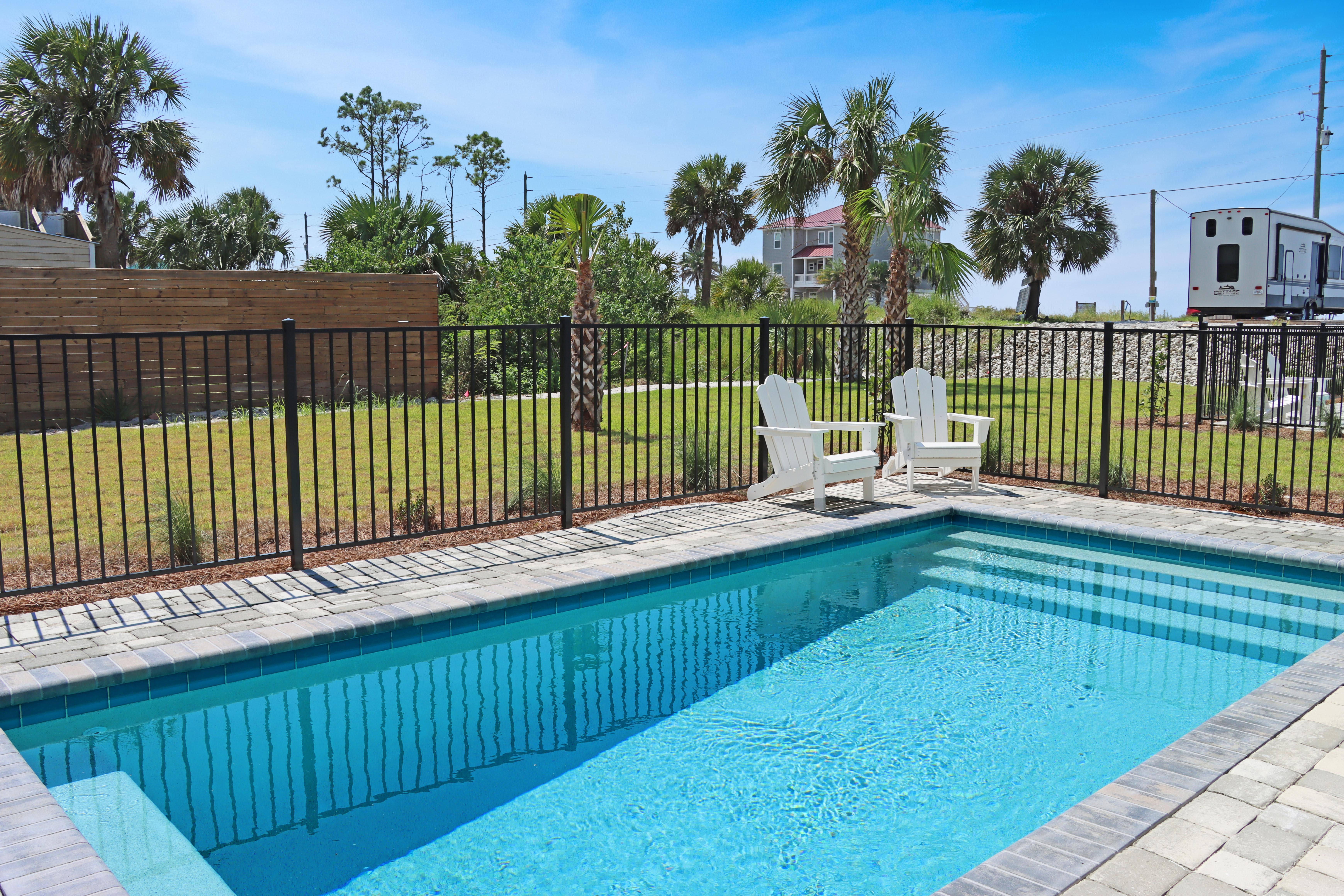 Private Pool in Backyard